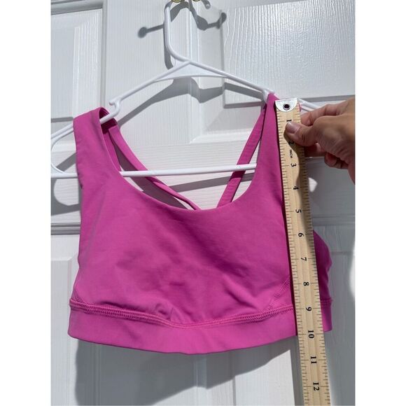 Lululemon Raspberry Extra Support Sports Bra Women's Size 4 - Picture 5 of 9